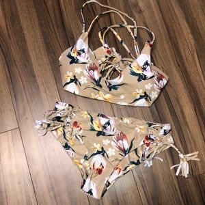Floral print bikini